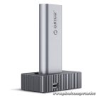 Orico M.2 SSD Dokkoló - IT18C3-GY (M.2 NVMe -> USB-A/C, Max.: 8 TB, Max.: 10Gbps, szürke)