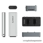 Orico M.2 SSD Dokkoló - IT28N-C-EU (2xM.2 NVMe -> USB-A/C, Max.: 8 TB, Klón funkció, Max.: 40Gbps, szürke)