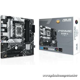  Asus Alaplap - Intel PRIME B760M-A D4-CSM s1700 (B760, 4xDDR4 5333MHz, 4xSATA3, 2xM.2, 2xHDMI+1xDP)