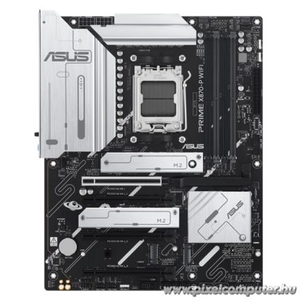 Asus Alaplap - AMD PRIME X870-P WIFI AM5 (X870, ATX, 4xDDR5 8000+MHz, 2xSATA3, 4x M.2, HDMI+USB4)