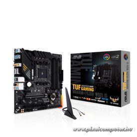   Asus Alaplap - AMD TUF GAMING B550M-PLUS WIFI II AM4 (B550, 4xDDR4 4866MHz, 4xSATA3, 2x M.2, Raid, HDMI/DP)