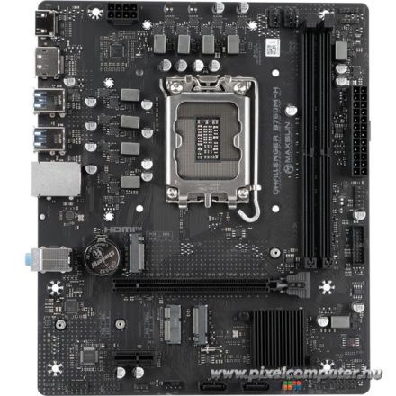 Maxsun Alaplap - Intel MS-CHALLENGER B760M-H WIFI s1700 (B760, mATX, 2xDDR4 3200MHz, 2xSATA3, 2xM.2, HDMI, DP)