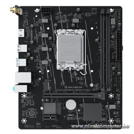  Maxsun Alaplap - Intel MS-CHALLENGER H610M-H V1 WIFI s1700 (H610, mATX, 2xDDR4 3200MHz, 2xSATA3, M.2, HDMI, D-sub)