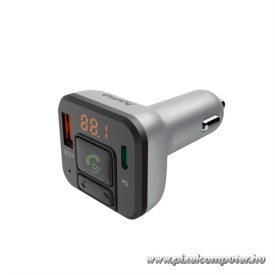   Hama FM Transzmitter - 14169 (szivargyújtós, USB-C, Micro SD, BT, QC 3.0/PD)
