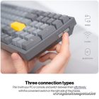 Endorfy Wireless Billentyűzet - Celeris 1800 (RGB, Gateron Yellow Switch, mechanikus, 100 gomb, 1,8m, US)