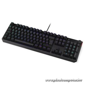   Endorfy Billentyűzet - Thock (RGB, Kailh Red Switch, mechanikus, 104 gomb, 1,8m, HU, fekete)