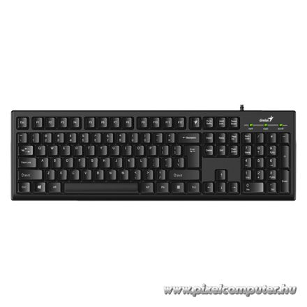 Genius Billentyűzet - KB-100 (Vezetékes, USB, Smart, fekete)