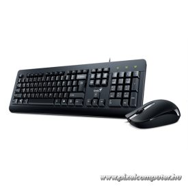   Genius Billentyűzet/Egér Kit - KM-160 (Vezetékes, USB, fekete)
