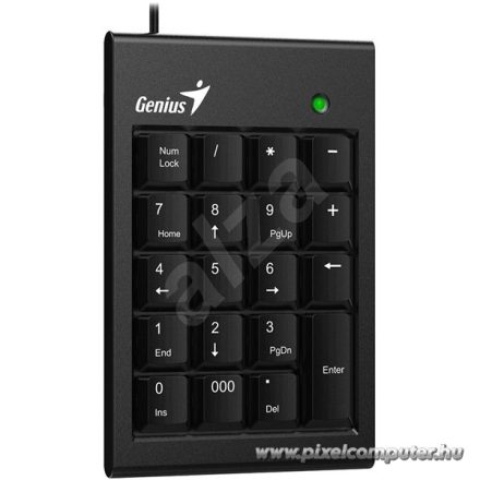 Genius Billentyűzet - Numpad 110 Slim (Vezetékes, USB, vékony, numerikus billentyűzet, fekete)