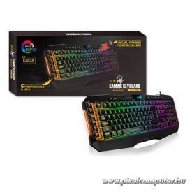   Genius Billentyűzet - Scorpion K11 Pro (Vezetékes, USB, RGB, multimédiás, fekete)