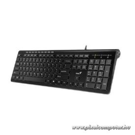   Genius Billentyűzet - SlimStar 230 II. (Vezetékes, USB, vékony, fekete)