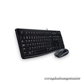   Logitech Billentyűzet/Egér Kit - MK120 (Vezetékes, USB, fekete)