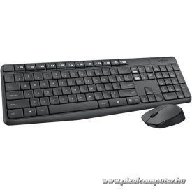   Logitech Billentyűzet/Egér Kit - MK235 (Vezeték nélküli, USB, fekete)