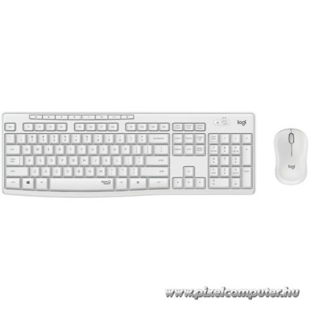 Logitech Billentyűzet/Egér Kit - MK295 (Vezeték nélküli, magyar, fehér)