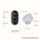 Arenti IP wifi csempekamera - GO1 + SP2 (3MP, 2,4mm, kültéri, IR10m, 6700mAh, microSD, mikrofon, hangszóró, SP2 napelem)