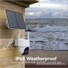 Arenti IP 4G PT dómkamera - GO3G + SP2 AOV (3MP, 3,6mm, kültéri, IR10m, 10400mAh, microSD, mikr., hangsz, SP2 napelem)