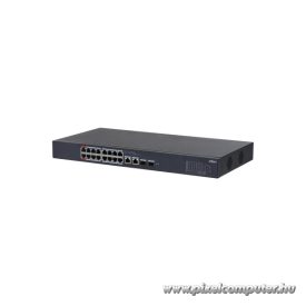   Dahua switch PoE - CS4218-16ET-135 (Cloud menedzsment; 16x 100Mbps at/af PoE; 2x 1Gbps; 2x 1Gbps SFP port; 135W PoE)