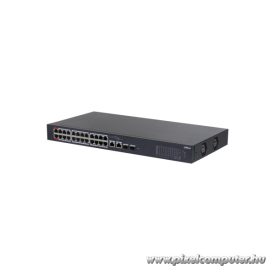   Dahua switch PoE mendzselhető - CS4226-24ET-240 (Cloud menedzsment; 24x 100Mbps at/af PoE; 2x 1Gbps; 2x 1Gbps SFP; 240W)