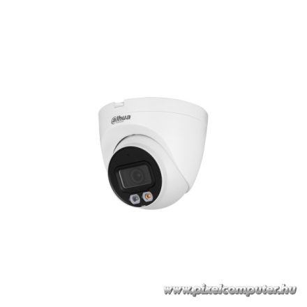 Dahua IP turretkamera - IPC-HDW2449T-S-IL (4MP, 2,8mm, kültéri, H265, IP67, IR30m, IL30m, SD, PoE, mikrofon, Lite AI)