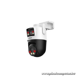   Dahua IP wifi PT dómkamera - P3D-3F-PV (6MP, 3MP 2,8mm + 3MP 6mm, IP66, H265, LED+IR30m, microSD, hangsz., mikr.)