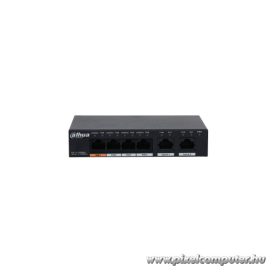   Dahua switch PoE - PFS3006-4GT-60 (4x 1Gbps PoE + 2x 1Gbps uplink, 60W)