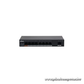   Dahua switch PoE - PFS3009-8ET1GT-96 (1x 10/100 (HighPoE/PoE+/PoE) + 7x 10/100(PoE) + 1x 10/100/1000 uplink, 96W)