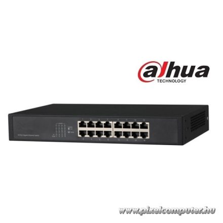 Dahua switch - PFS3016-16GT (16x gigabit port, 230VAC)