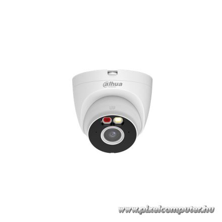 Dahua IP wifi turretkamera - T3A-PV (3MP, 2,8mm, 2,4GHz; H265, IR+LED30m, IP67, SD; mikrofon; hangszóró 12VDC)