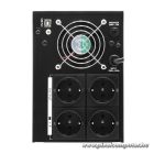 Hikvision Szünetmentes 3000VA - DS-UPS3000/MA (4 Schuko, line-interaktív, USB, LCD, fekete)