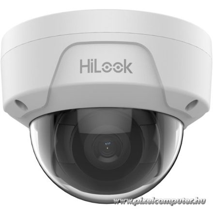 HiLook IP dómkamera - IPC-D121H (2MP, 2,8mm, kültéri, H265+, IP67, IK10, IR30m, ICR, DWDR, PoE)