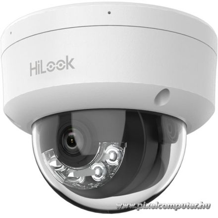 HiLook IP dómkamera - IPC-D140HA-LU (4MP, 2,8mm, kültéri, H265+, IP67, IK10, IR30m, ICR, DWDR, PoE)