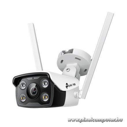 TP-Link IP csőkamera WiFi - C340-W (FullColor, 4MP, 4mm, IP66, H265+, fehér LED30m, IR30m, 12VDC; SD; mikr. hangsz)