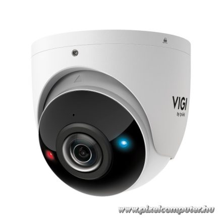 TP-Link IP dómkamera fisheye - InSight S485PI (8MP, 1,65mm, IP67, H265+, IR20m, 12VDC/PoE, SD; mikr., hangsz.; fém)