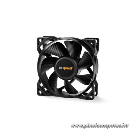Be Quiet! Cooler 8cm - PURE WINGS 2 80mm PWM (1900rpm, 19,2dB, fekete)