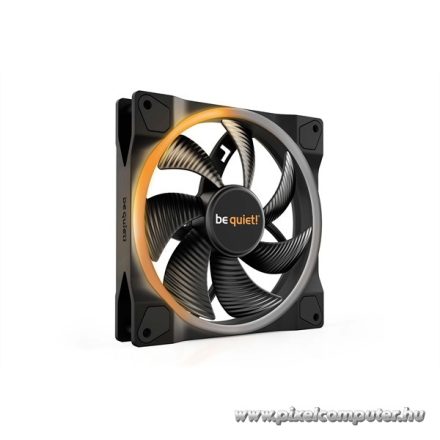 Be Quiet! Cooler 14cm - LIGHT WINGS 140mm PWM (RGB, 1500rpm, 23,3dB, fekete)