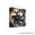 Be Quiet! Cooler 14cm - LIGHT WINGS 140mm PWM (RGB, 1500rpm, 23,3dB, fekete)