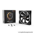 Be Quiet! Cooler 14cm - LIGHT WINGS 140mm PWM (RGB, 1500rpm, 23,3dB, fekete)