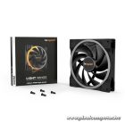 Be Quiet! Cooler 14cm - LIGHT WINGS 140mm PWM high-speed (RGB, 2200rpm, 31dB, fekete)