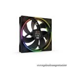 Be Quiet! Cooler 14cm - LIGHT WINGS 140mm PWM Triple-Pack (RGB, 1500rpm, 23,3dB, fekete)