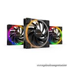 Be Quiet! Cooler 14cm - LIGHT WINGS 140mm PWM high-speed Triple-Pack (RGB, 2200rpm, 31dB, fekete)