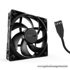 Be Quiet! Cooler 14cm - SILENT WINGS PRO 4 140mm PWM (2400rpm, 36,8dB, fekete)