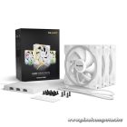 Be Quiet! Cooler 12cm - LIGHT WINGS WHITE 120mm PWM 3 db! (RGB, 1700rpm, 20,6dB, fehér)