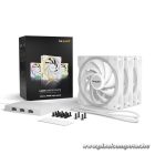 Be Quiet! Cooler 12cm - LIGHT WINGS WHITE 120mm PWM high-speed Triple-Pack (RGB, 2500rpm, 31dB, fehér)