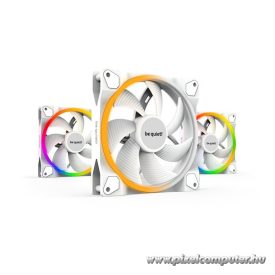   Be Quiet! Cooler 14cm - LIGHT WINGS WHITE 140mm PWM 3 db! (RGB, 1700rpm, 20,6dB, fehér)