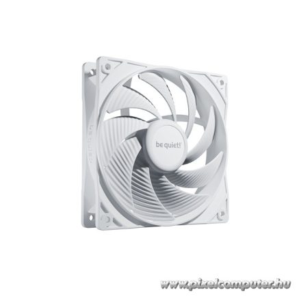 Be Quiet! Cooler 12cm - PURE WINGS 3 White 120mm PWM high-speed (2100rpm, 30,9dB, fehér)
