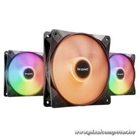   Be Quiet! Cooler 12cm - LIGHT WINGS LX 120mm PWM Triple-Pack (RGB, 1600rpm, 25,5dB, fekete)