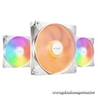 Be Quiet! Cooler 14cm - LIGHT WINGS LX 140mm PWM high-speed White Triple-Pack (RGB, 1800rpm, 30,5dB, fehér)