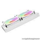 Be Quiet! Cooler 14cm - LIGHT WINGS LX 140mm PWM high-speed White Triple-Pack (RGB, 1800rpm, 30,5dB, fehér)