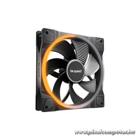   Be Quiet! Cooler 14cm - LIGHT WINGS 140mm PWM Reverse Black (RGB, 1300rpm, 25,5dB, fekete)