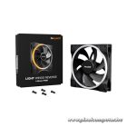 Be Quiet! Cooler 14cm - LIGHT WINGS 140mm PWM Reverse Black (RGB, 1300rpm, 25,5dB, fekete)